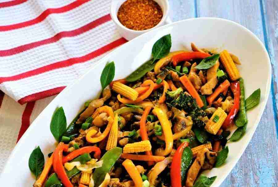 Thai Chicken Basil Stir Fry